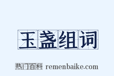 玉盏组词是什么意思的图片